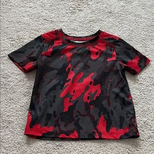 Jumping Beans Red and Black Camouflage Tee